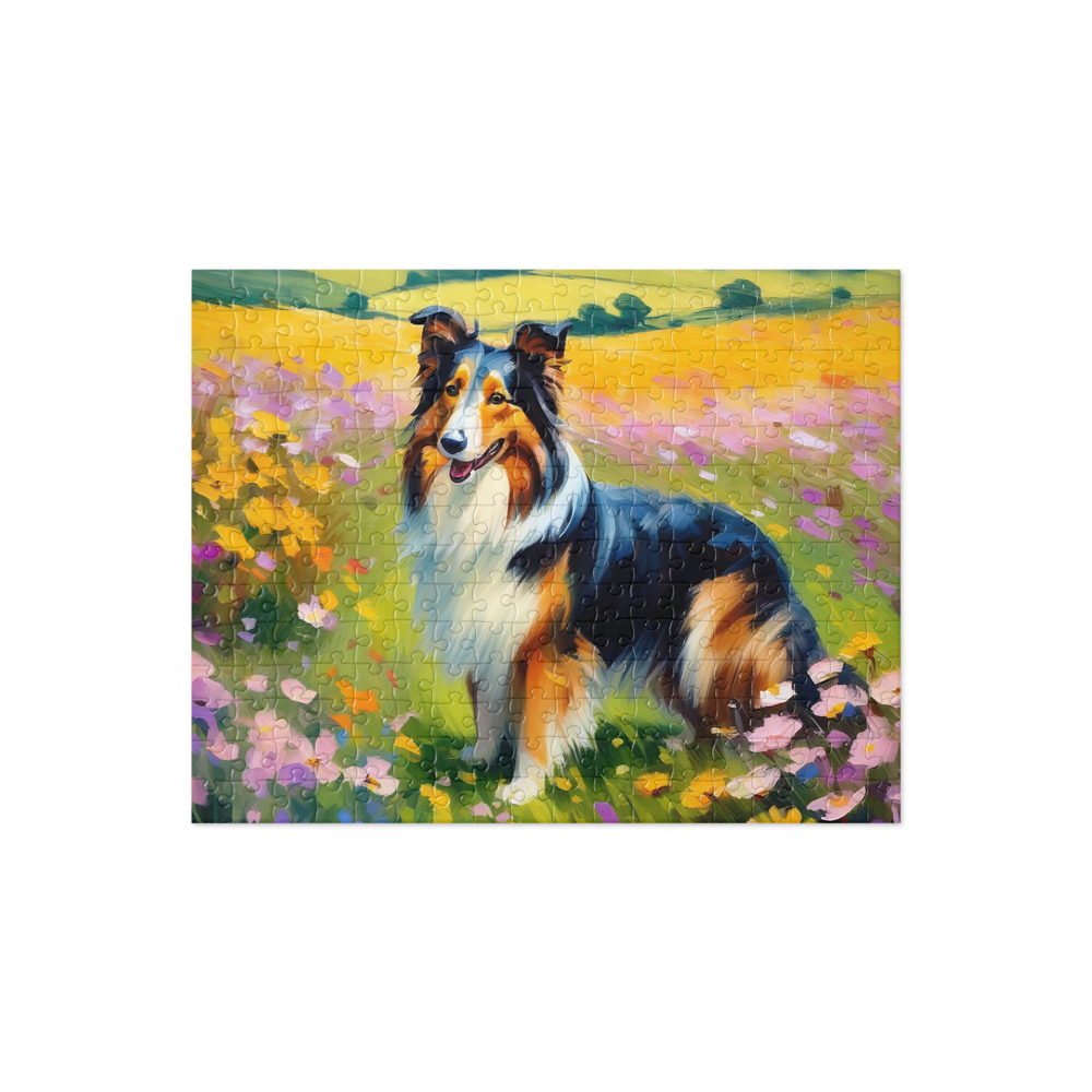 PugMug Custom Collie Jigsaw Puzzle