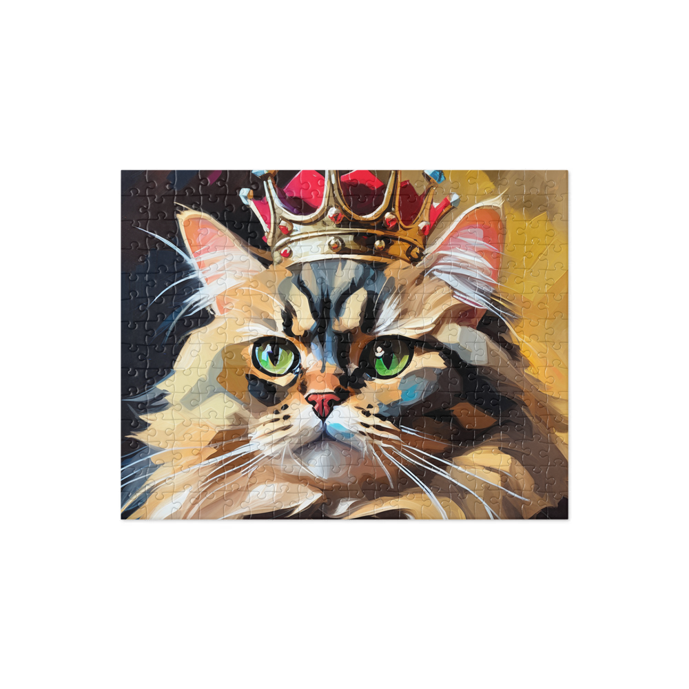 PugMug Custom Tabby Persian Cat Jigsaw Puzzle