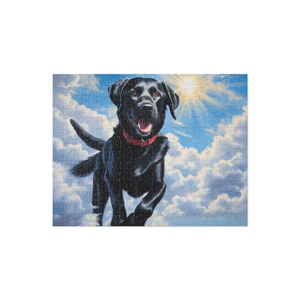 PugMug Custom Black Labrador Retriever Jigsaw Puzzle