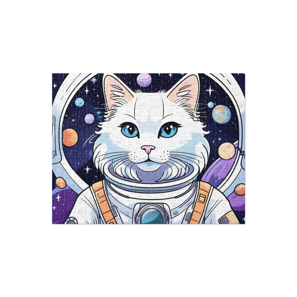 PugMug Custom White Ragdoll Cat Jigsaw Puzzle