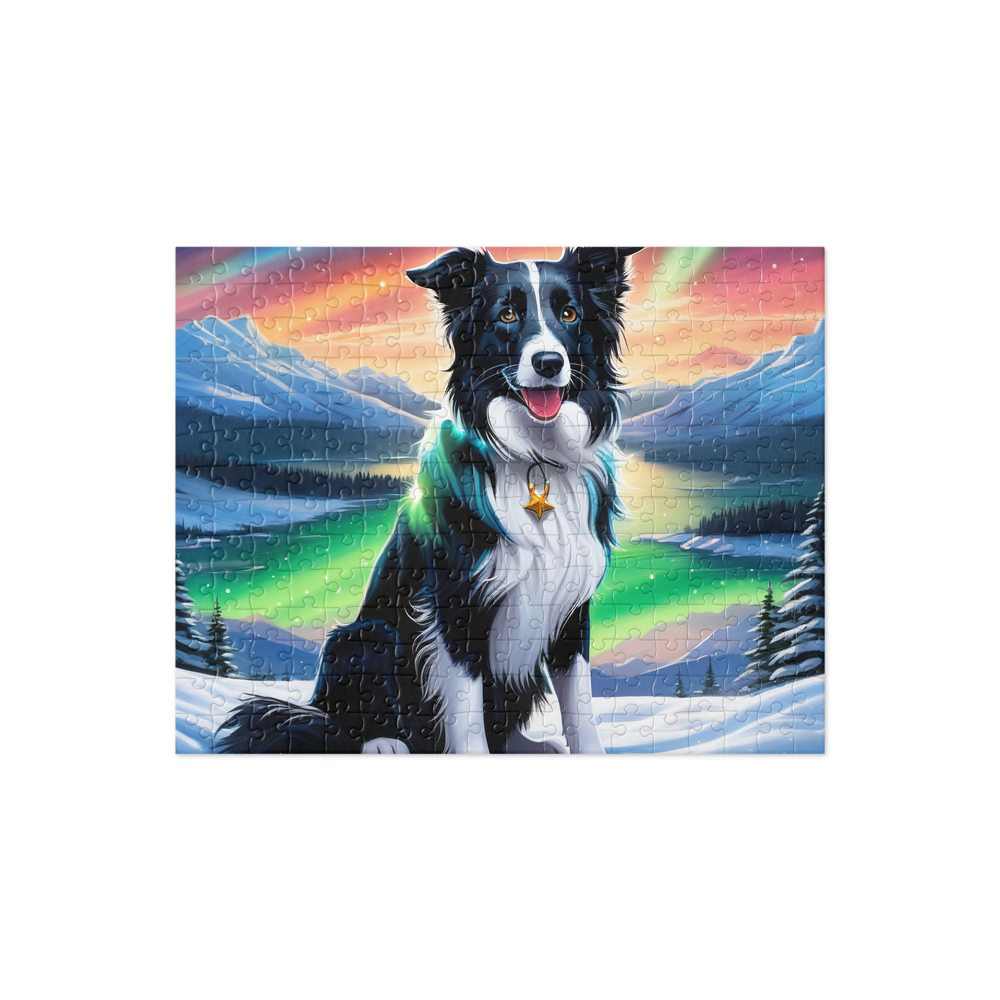 PugMug Custom Border Collie Jigsaw Puzzle
