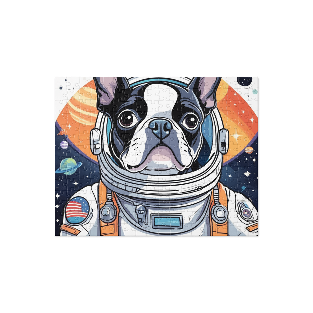 PugMug Custom Boston Terrier Jigsaw Puzzle