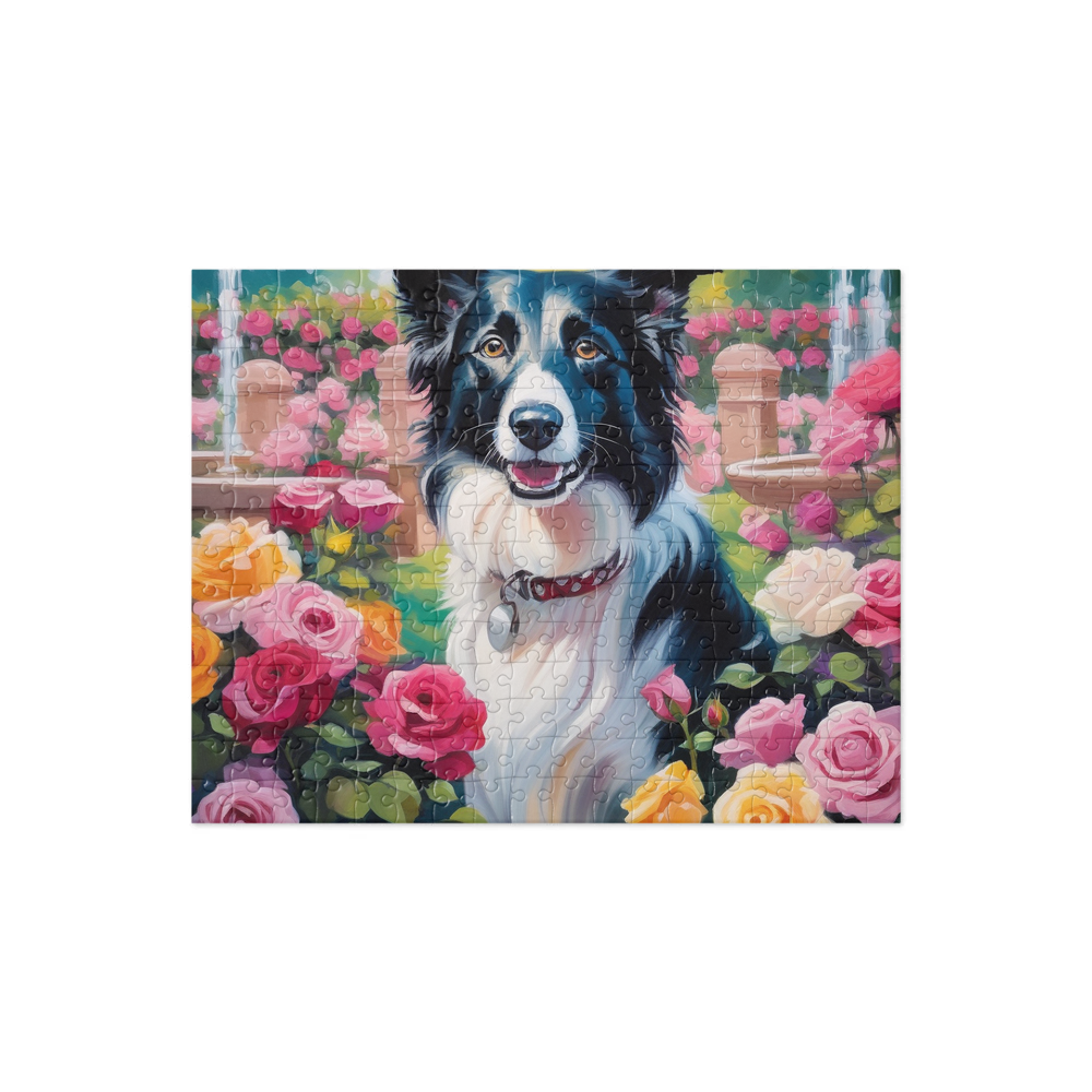 PugMug Custom Border Collie Jigsaw Puzzle