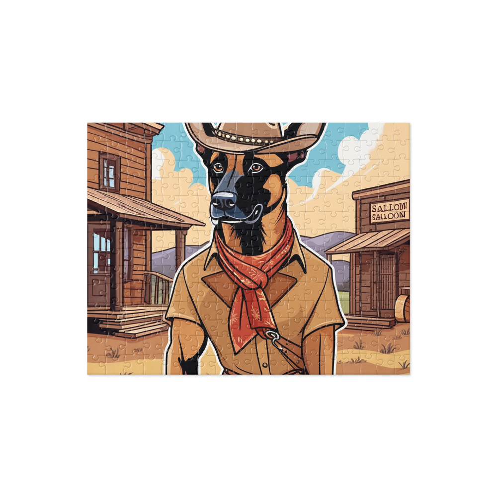 PugMug Custom Belgian Malinois Jigsaw Puzzle