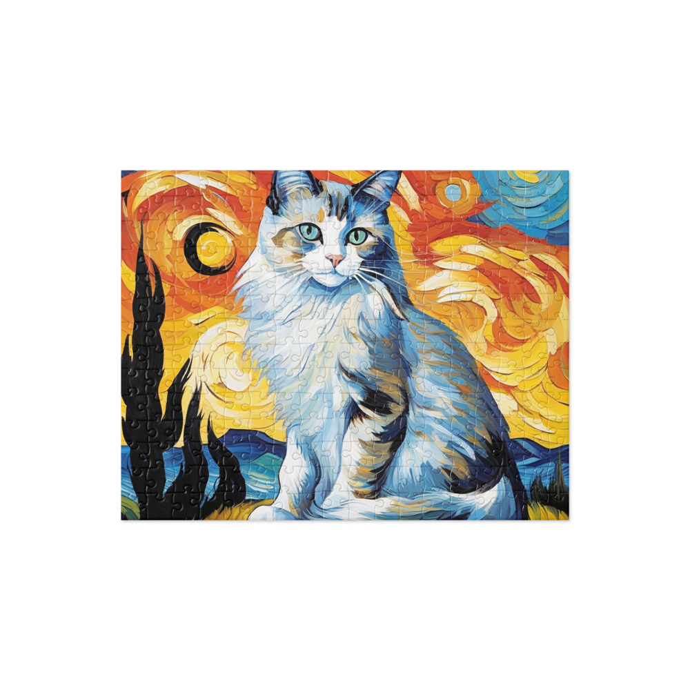 PugMug Custom Tabby Ragdoll Cat Jigsaw Puzzle