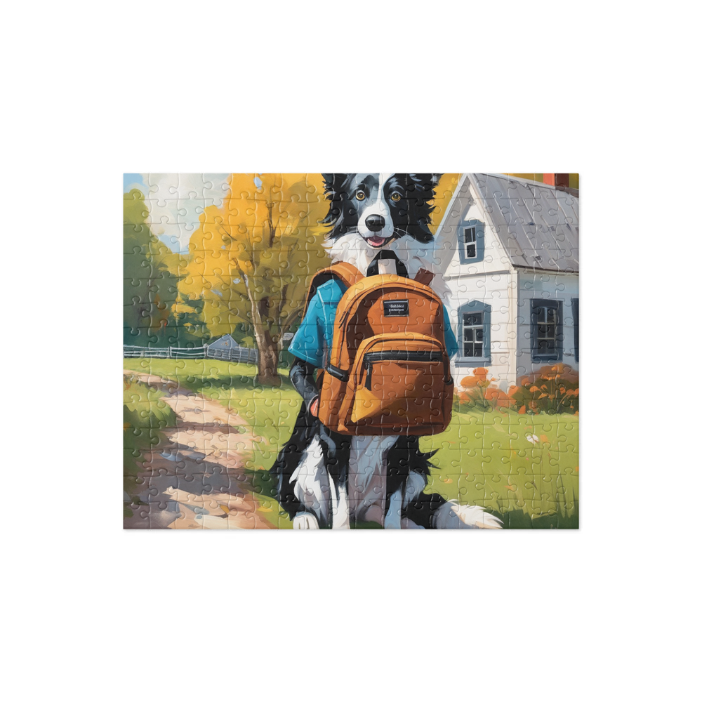 PugMug Custom Border Collie Jigsaw Puzzle