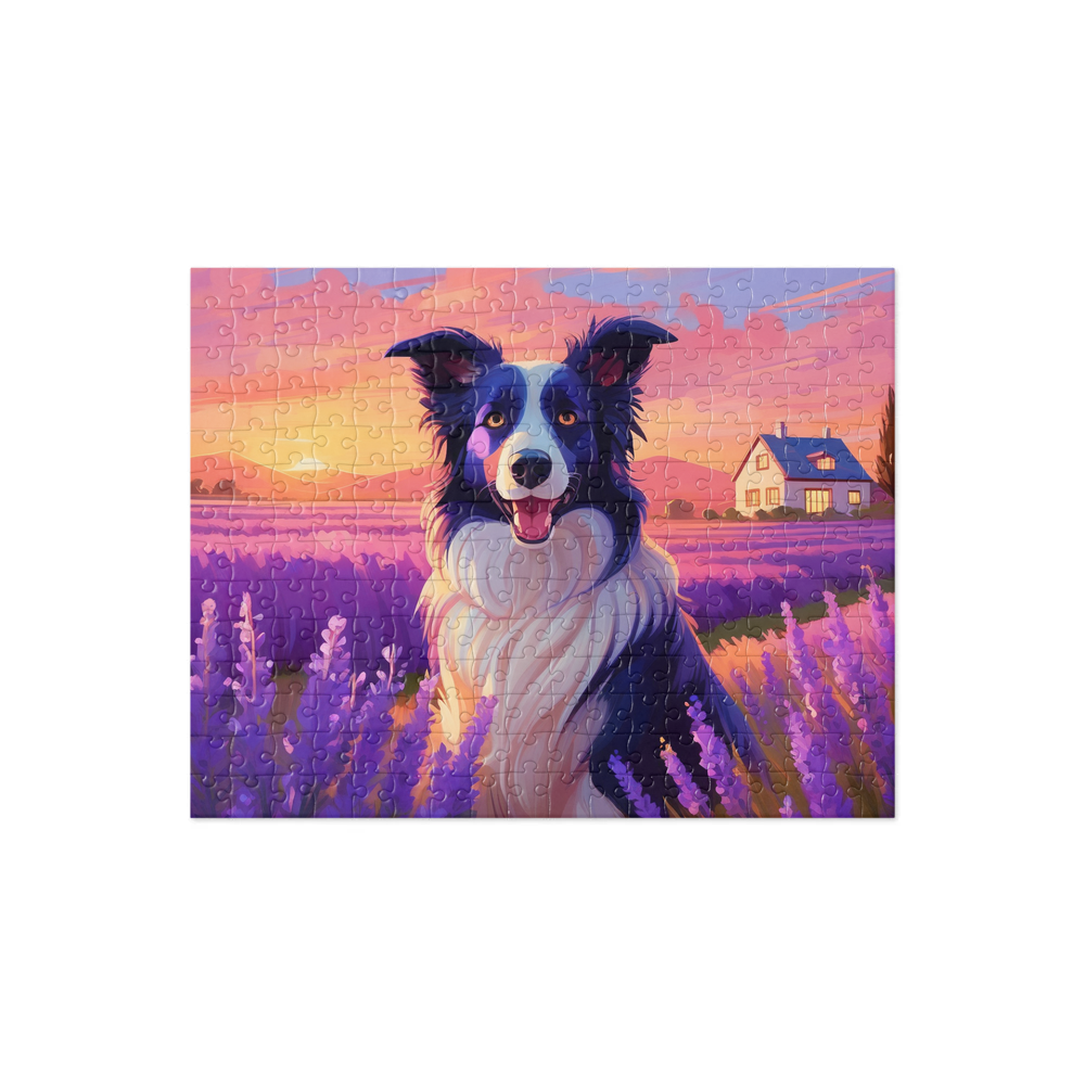PugMug Custom Border Collie Jigsaw Puzzle