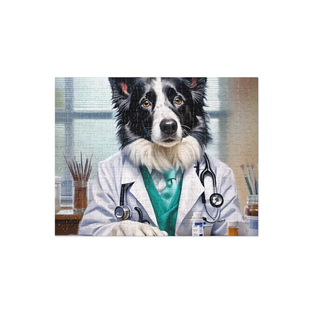 PugMug Custom Border Collie Jigsaw Puzzle