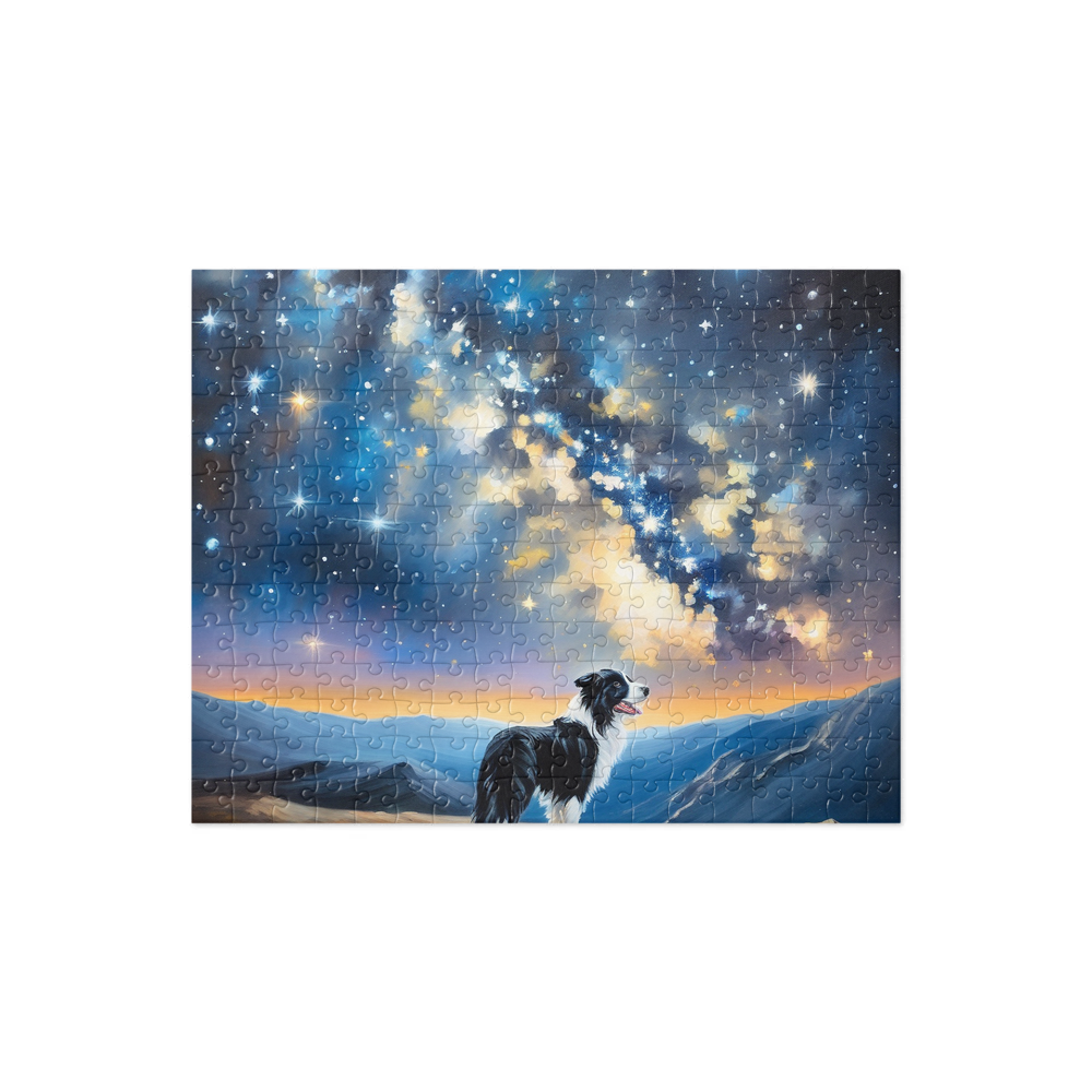 PugMug Custom Border Collie Jigsaw Puzzle
