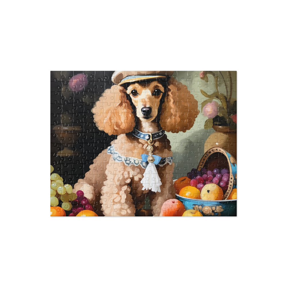 PugMug Custom Tan Poodle Jigsaw Puzzle