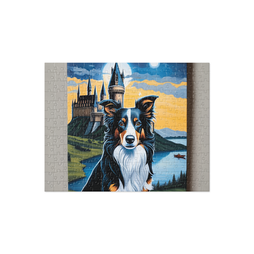 PugMug Custom Border Collie Jigsaw Puzzle