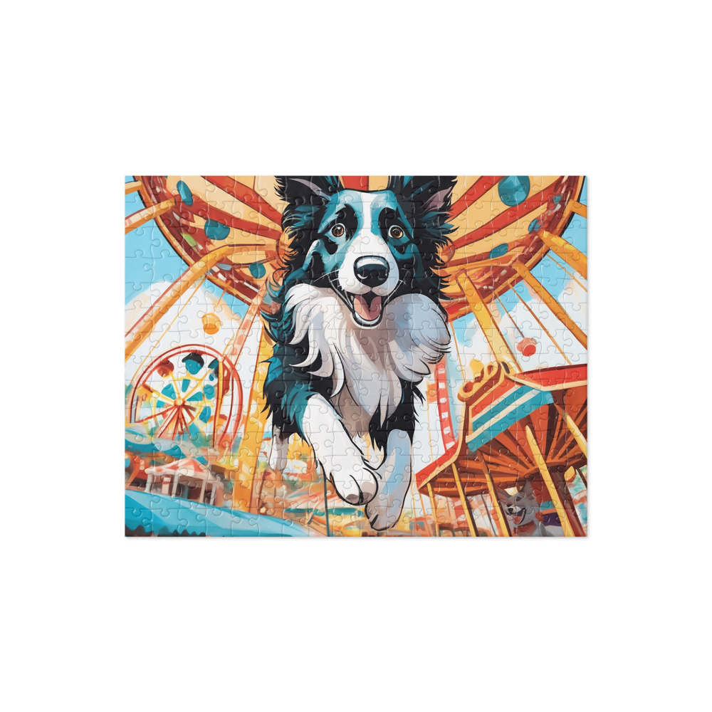 PugMug Custom Border Collie Jigsaw Puzzle