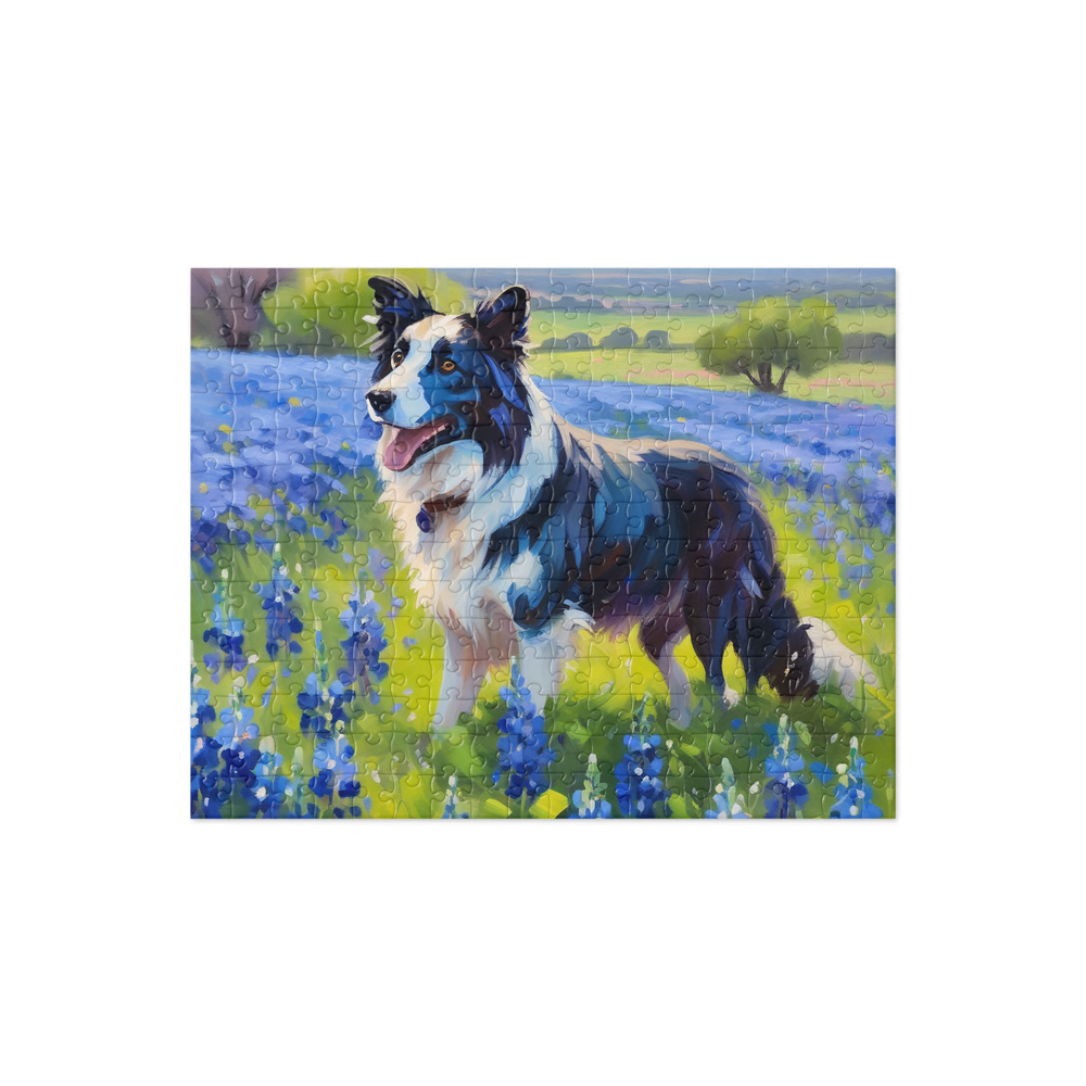 PugMug Custom Border Collie Jigsaw Puzzle