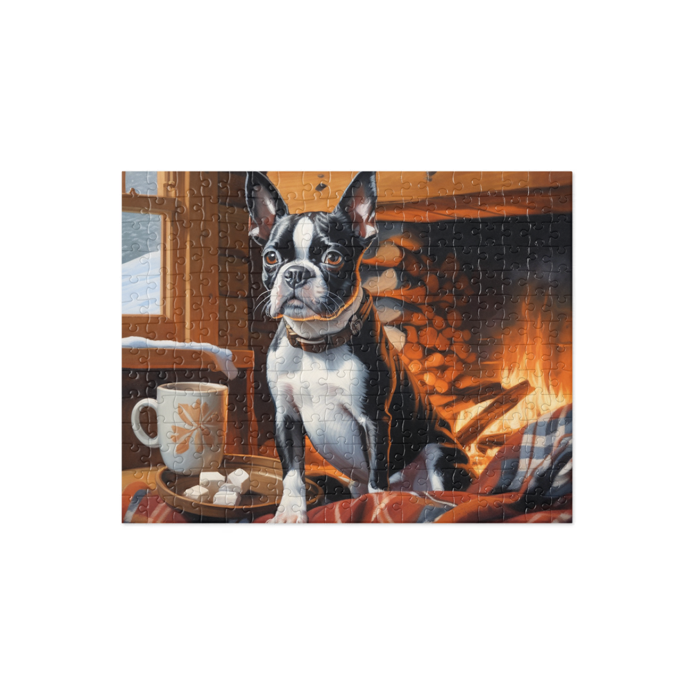 PugMug Custom Boston Terrier Jigsaw Puzzle