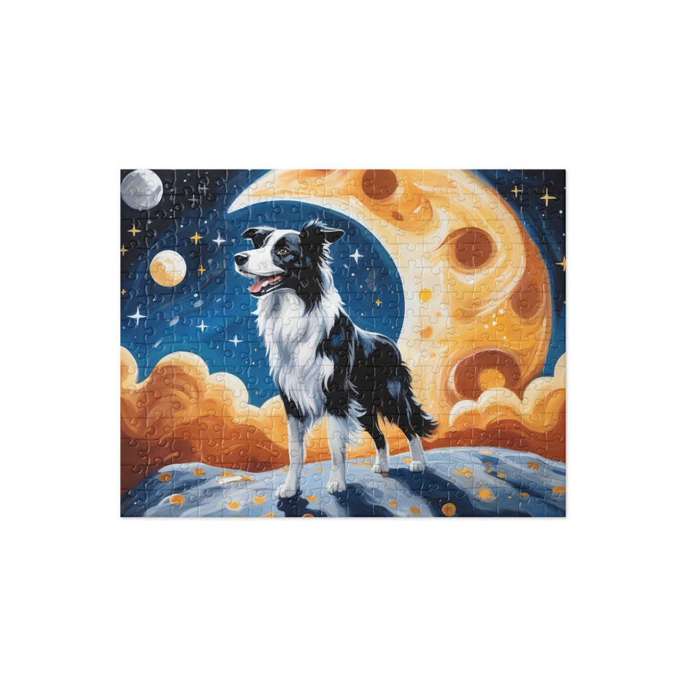 PugMug Custom Border Collie Jigsaw Puzzle