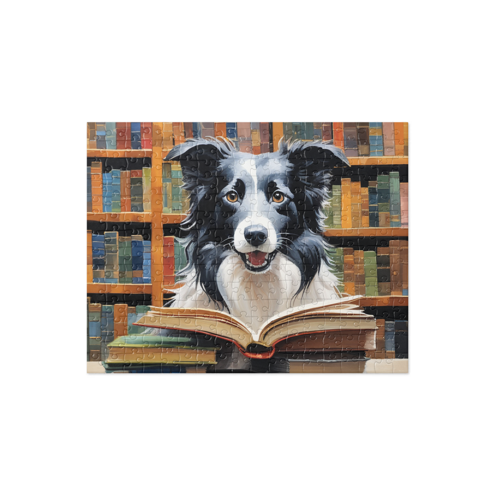PugMug Custom Border Collie Jigsaw Puzzle