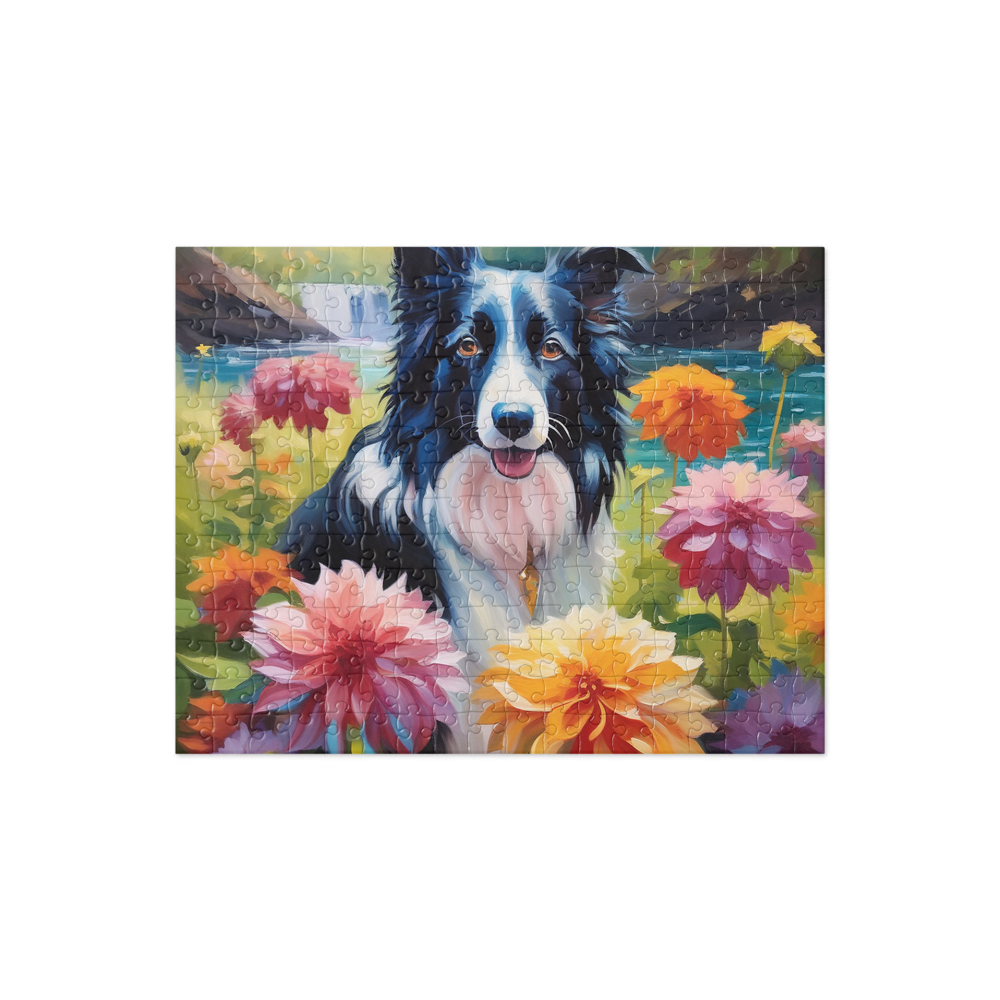 PugMug Custom Border Collie Jigsaw Puzzle