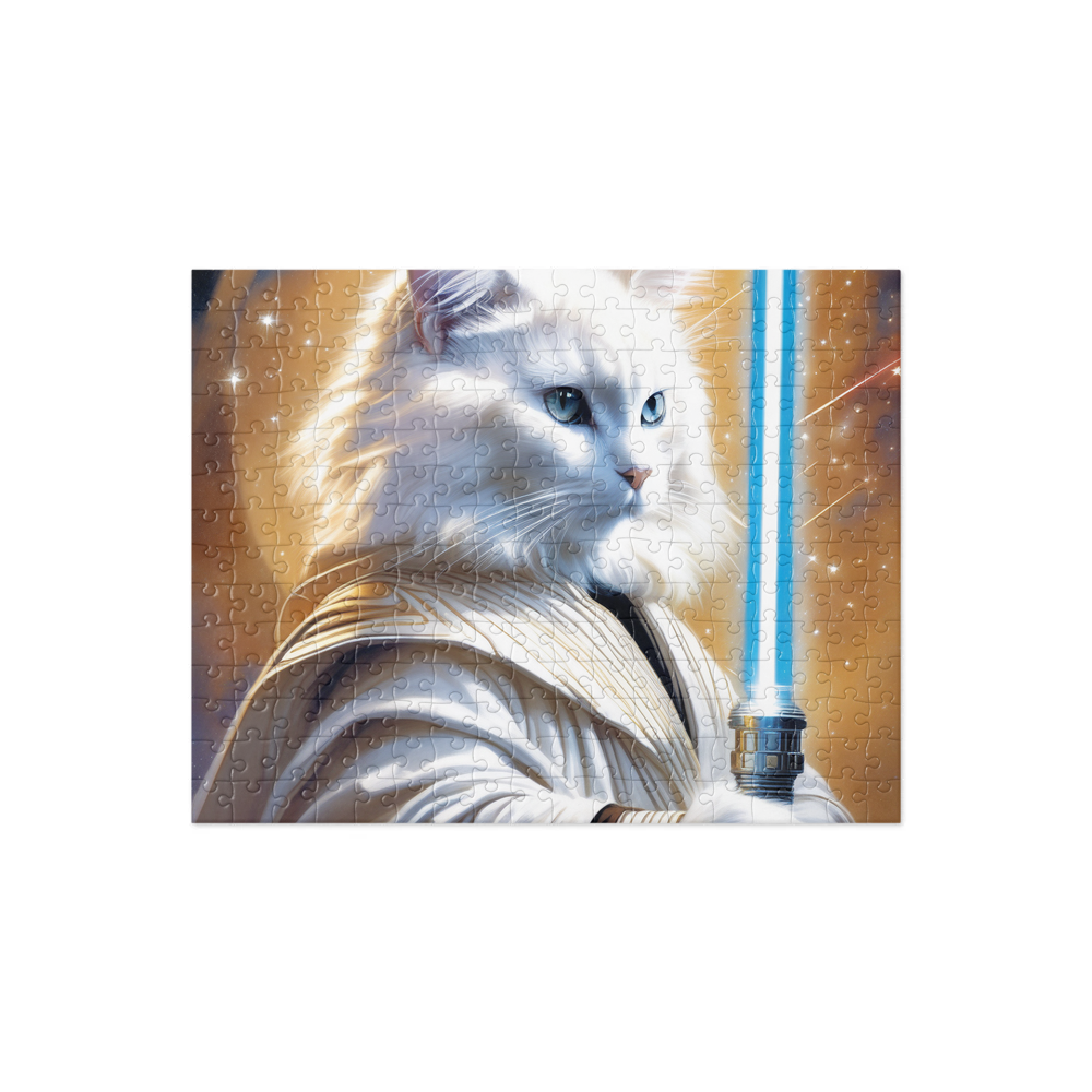 PugMug Custom White Ragdoll Cat Jigsaw Puzzle