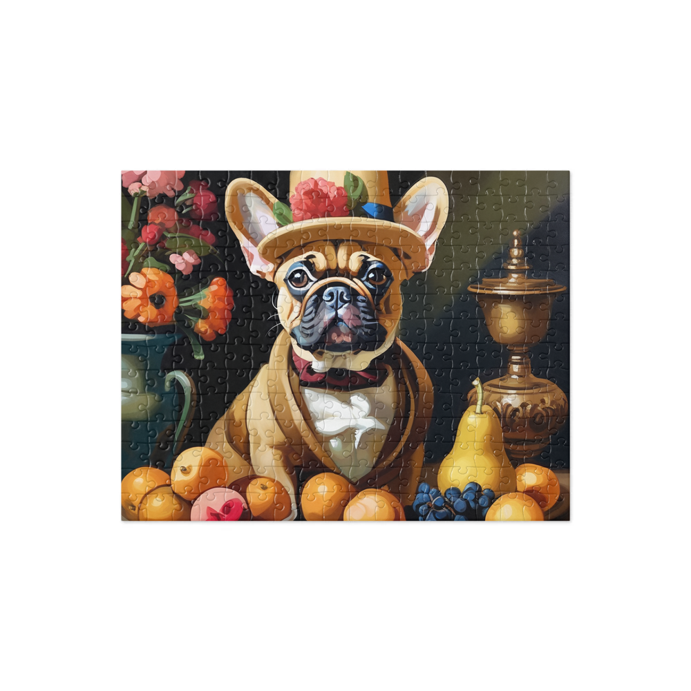 PugMug Custom Tan French Bulldog Jigsaw Puzzle