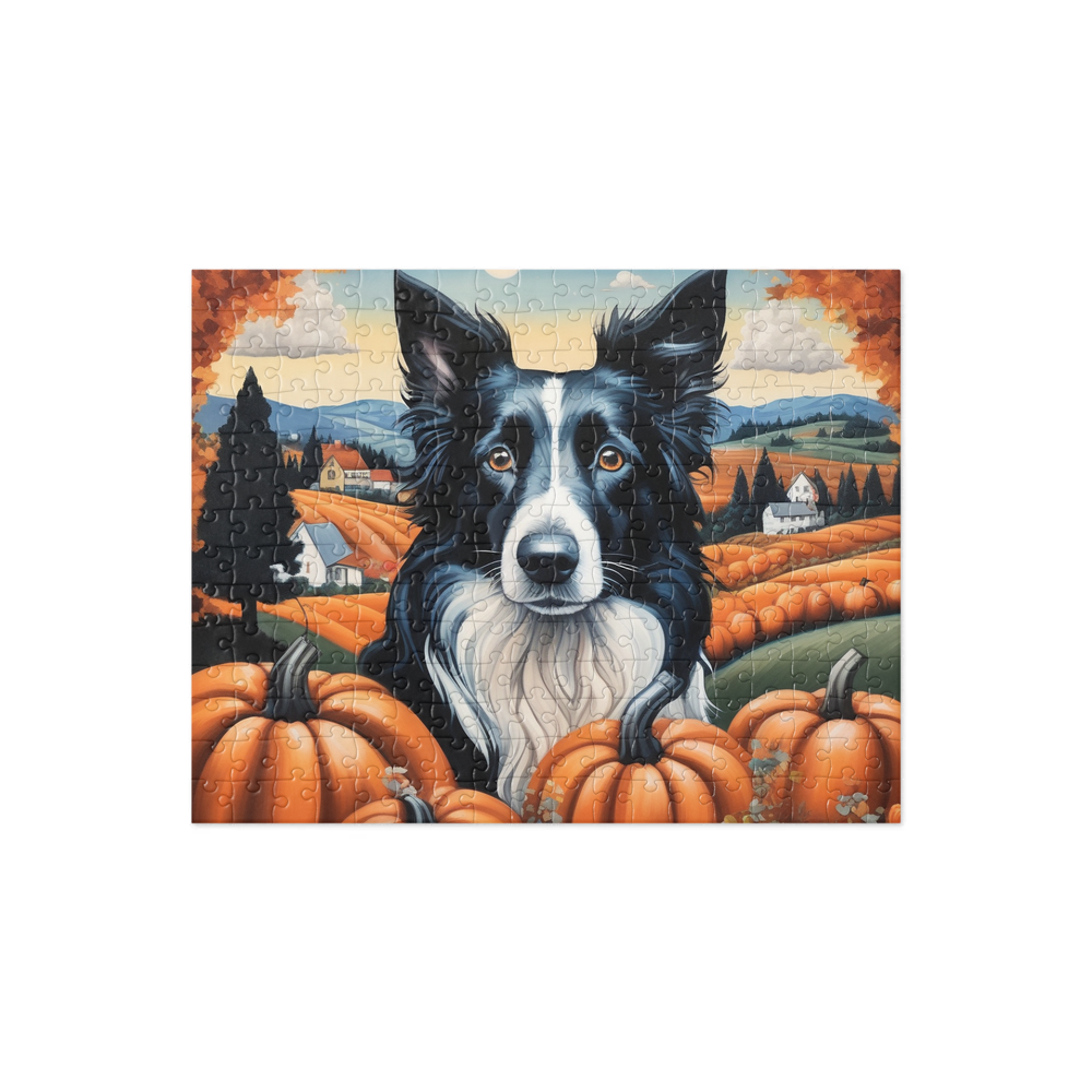 PugMug Custom Border Collie Jigsaw Puzzle