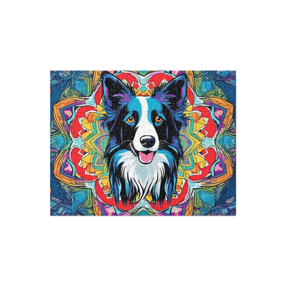 PugMug Custom Border Collie Jigsaw Puzzle