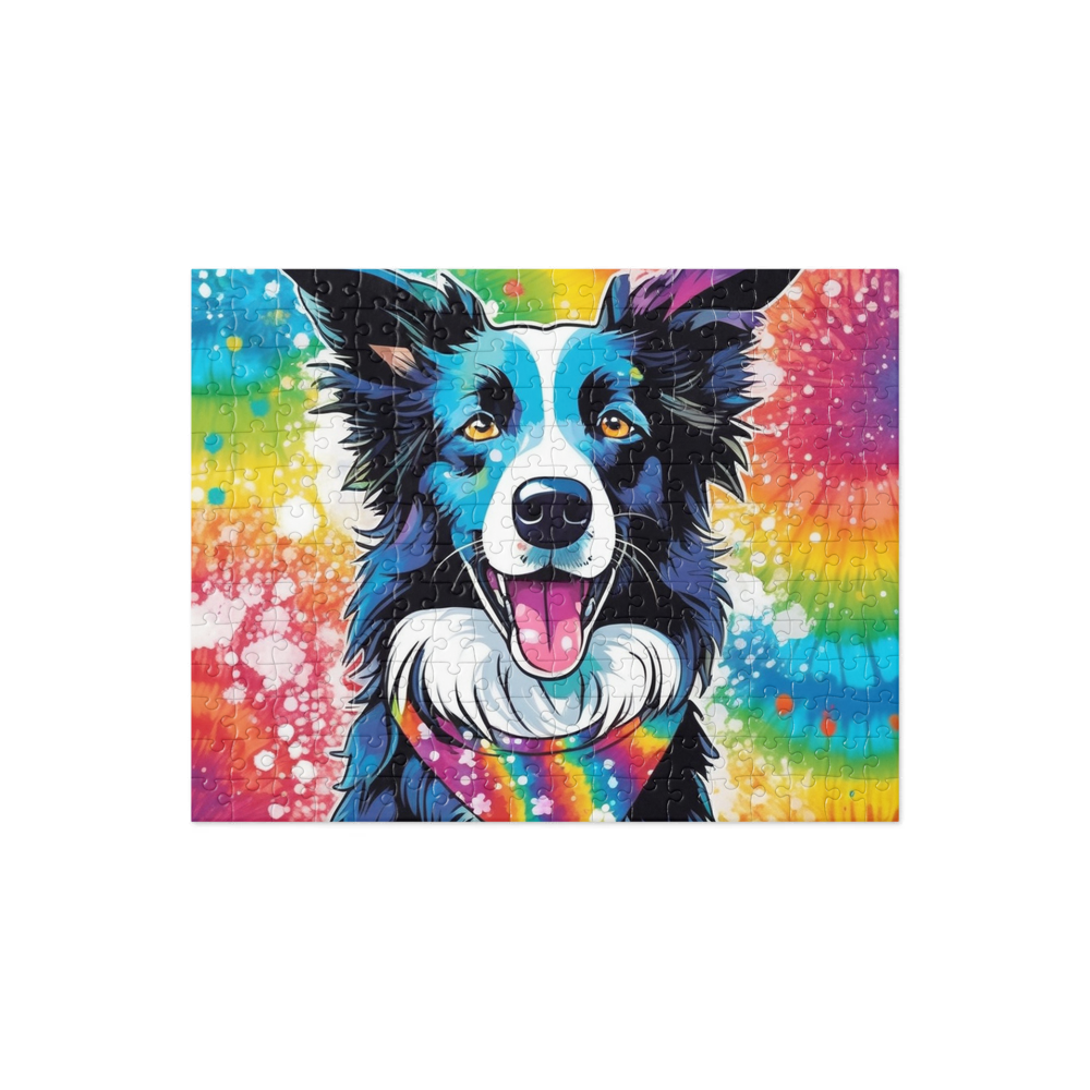 PugMug Custom Border Collie Jigsaw Puzzle
