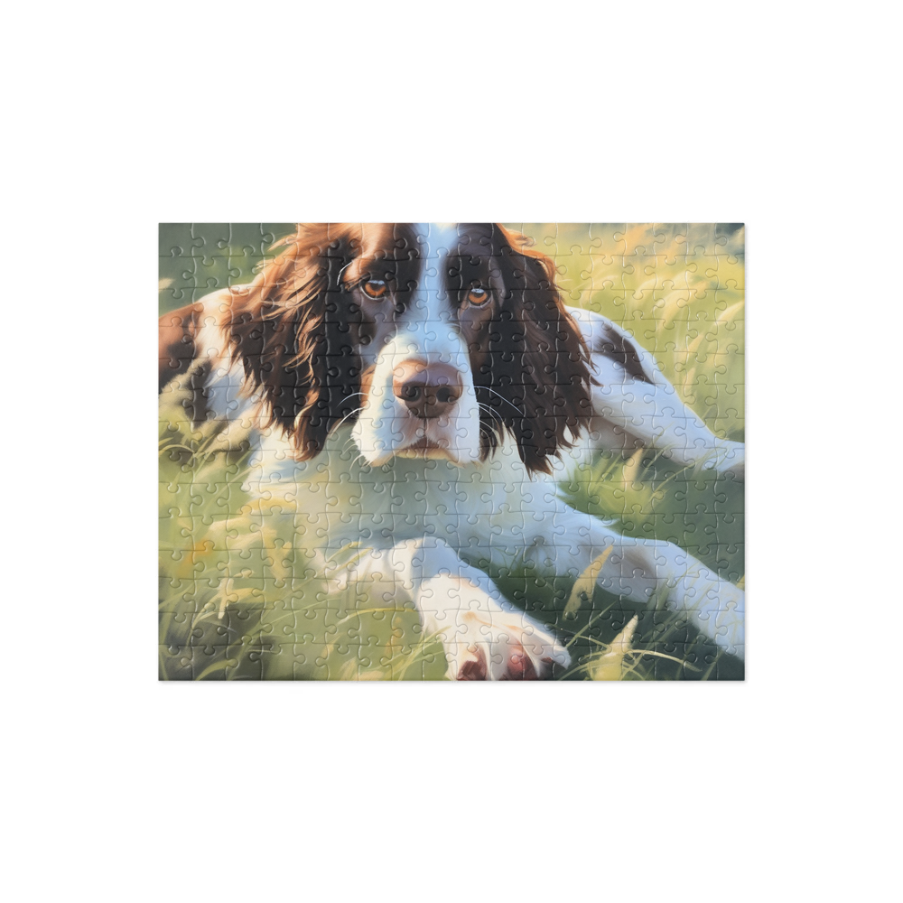 PugMug Custom English Springer Spaniel Jigsaw Puzzle