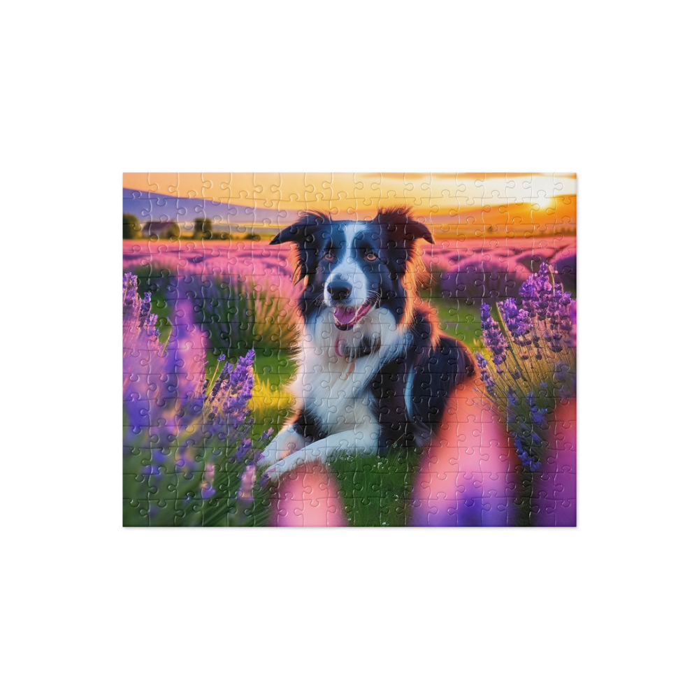 PugMug Custom Border Collie Jigsaw Puzzle