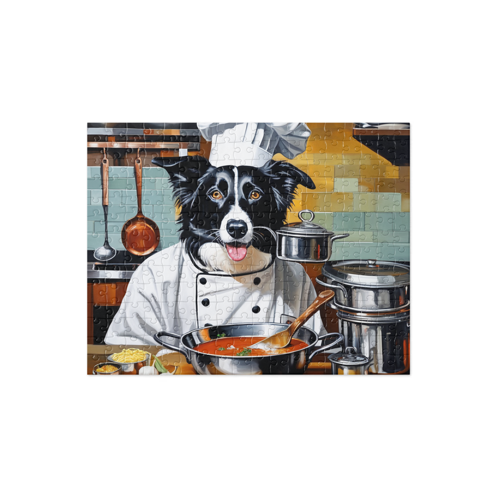 PugMug Custom Border Collie Jigsaw Puzzle
