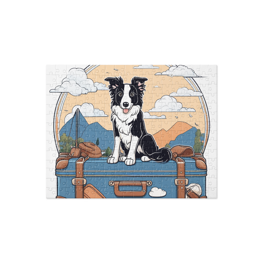 PugMug Custom Border Collie Jigsaw Puzzle
