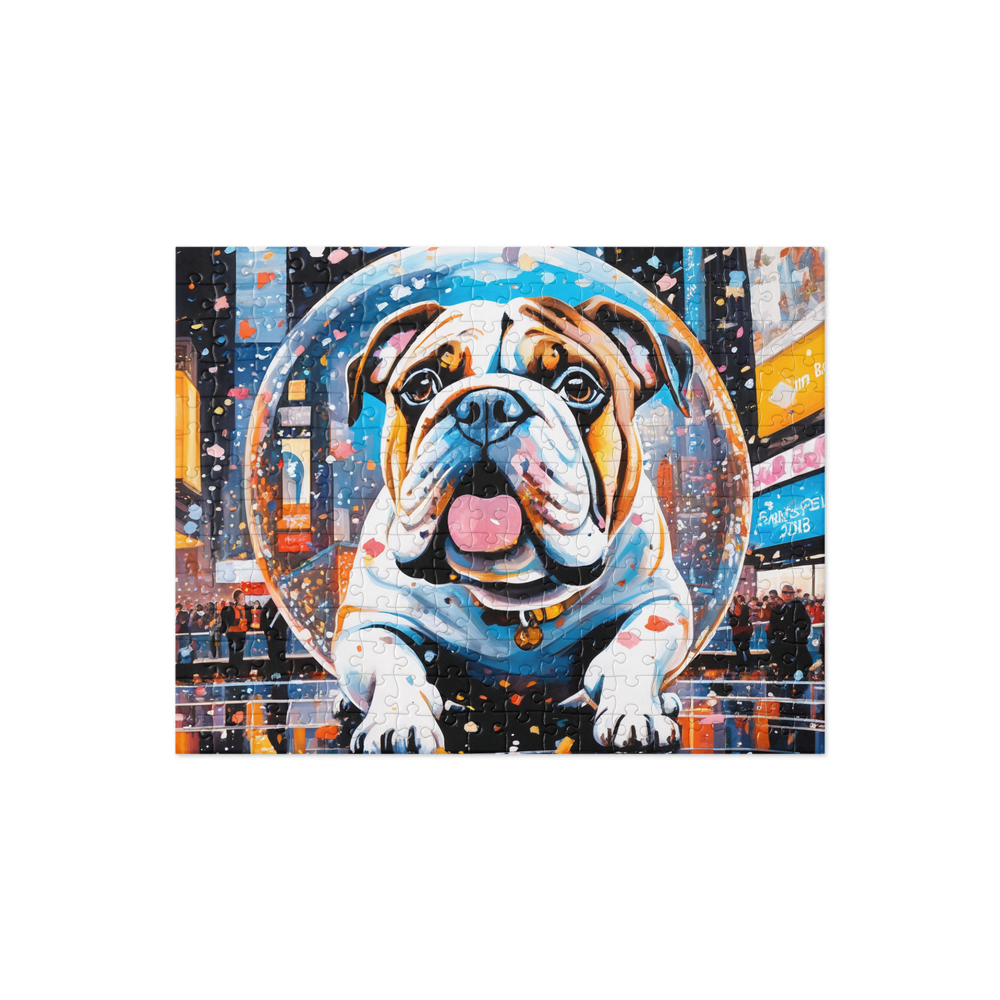 PugMug Custom Bulldog Jigsaw Puzzle