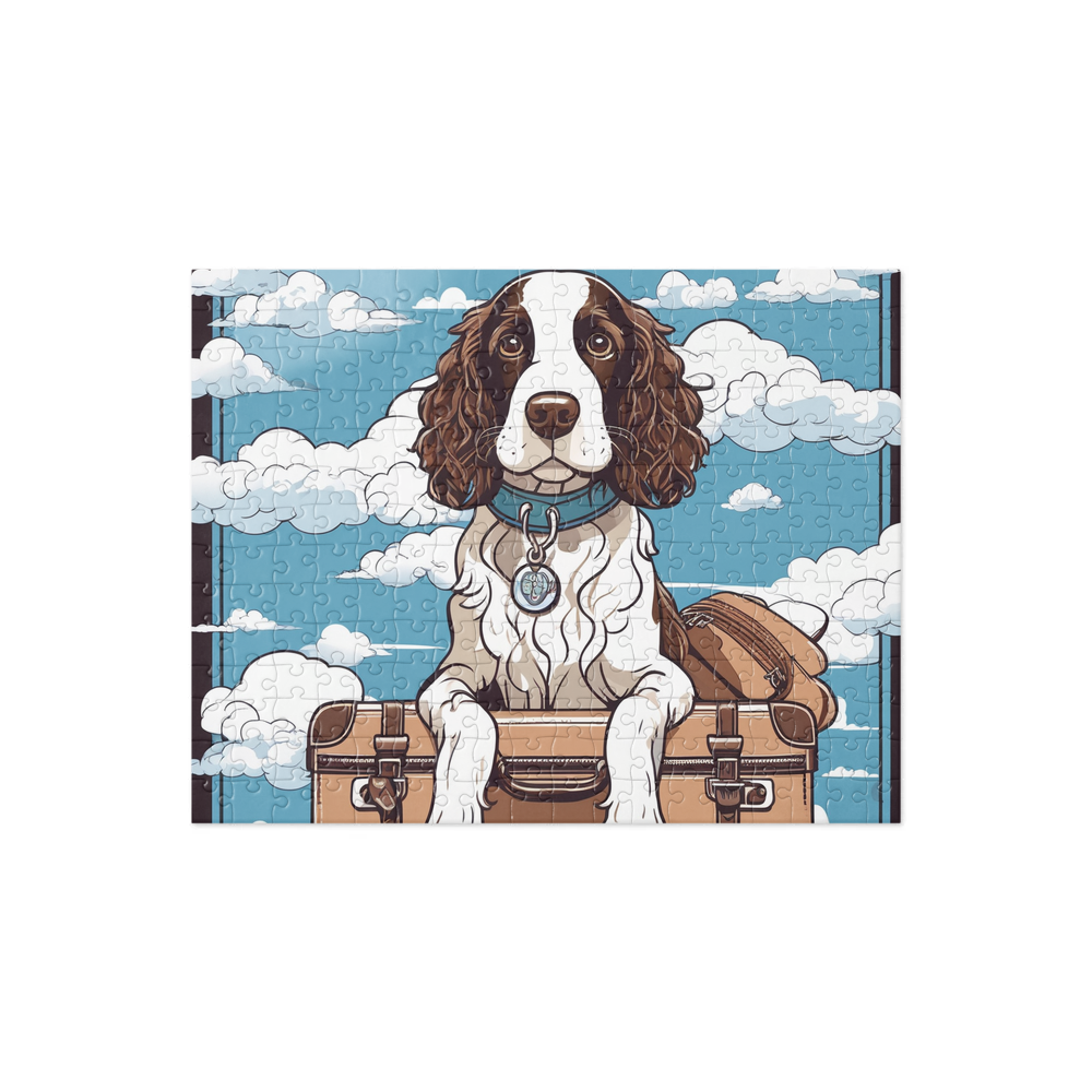 PugMug Custom English Springer Spaniel Jigsaw Puzzle
