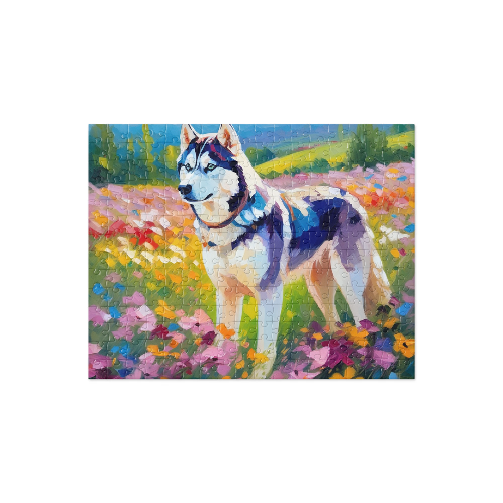 PugMug Custom Siberian Husky Jigsaw Puzzle