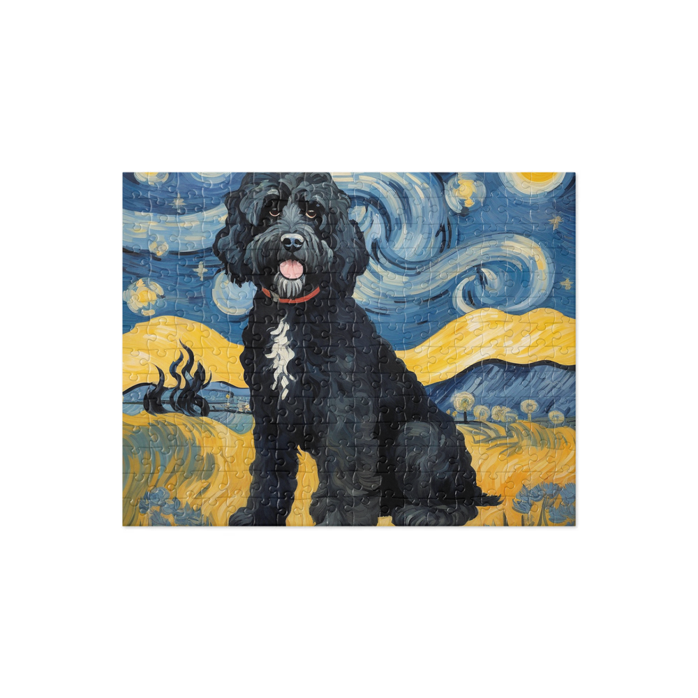 PugMug Custom Portuguese Water Dog Jigsaw Puzzle