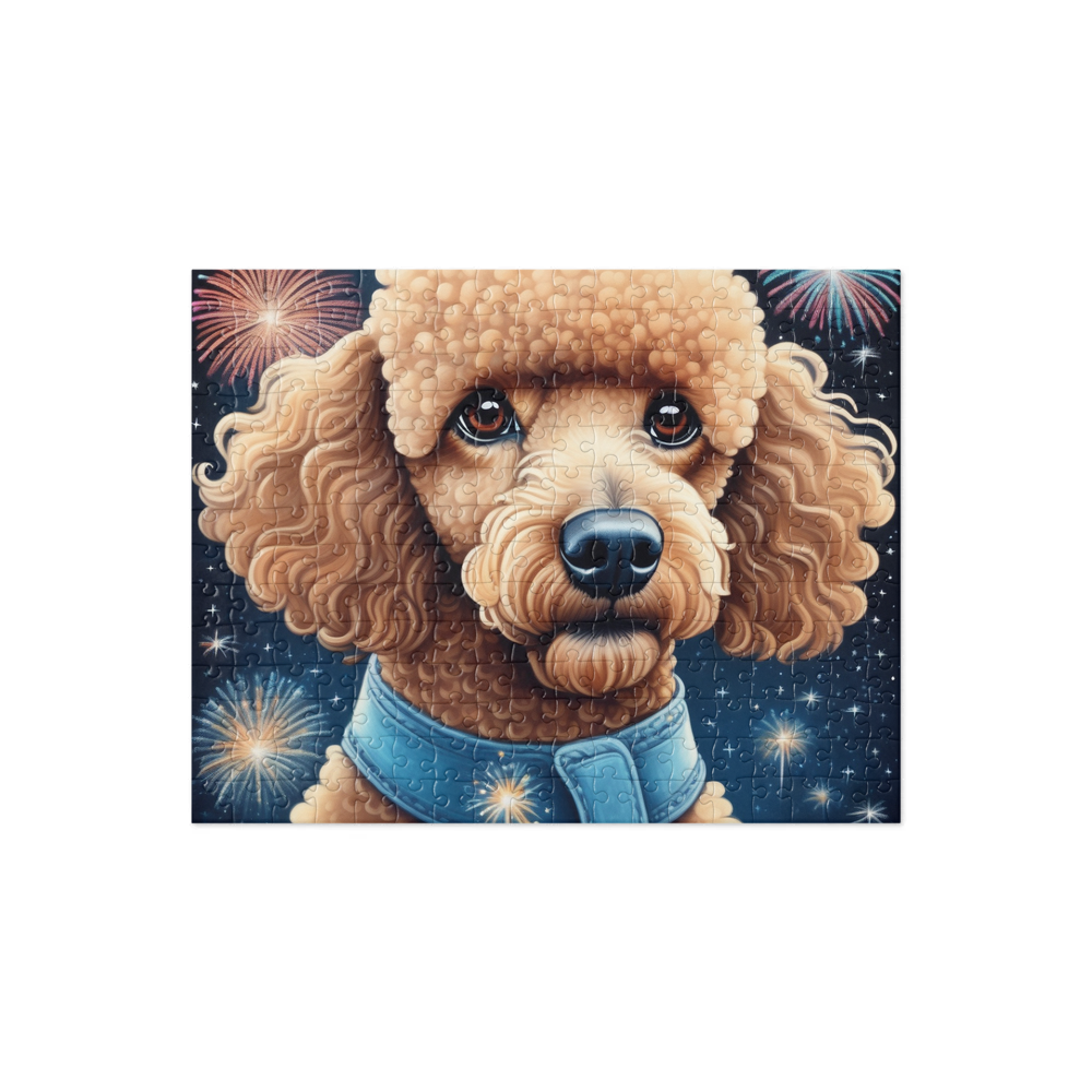 PugMug Custom Tan Poodle Jigsaw Puzzle