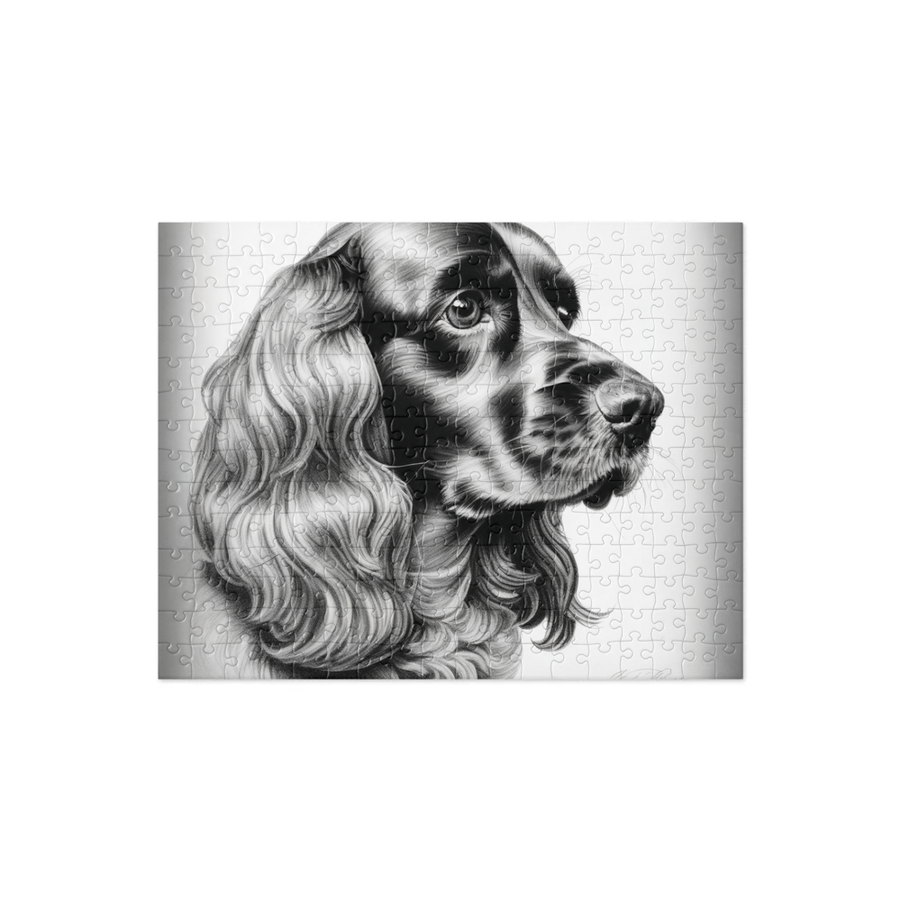 PugMug Custom Cocker Spaniel Jigsaw Puzzle