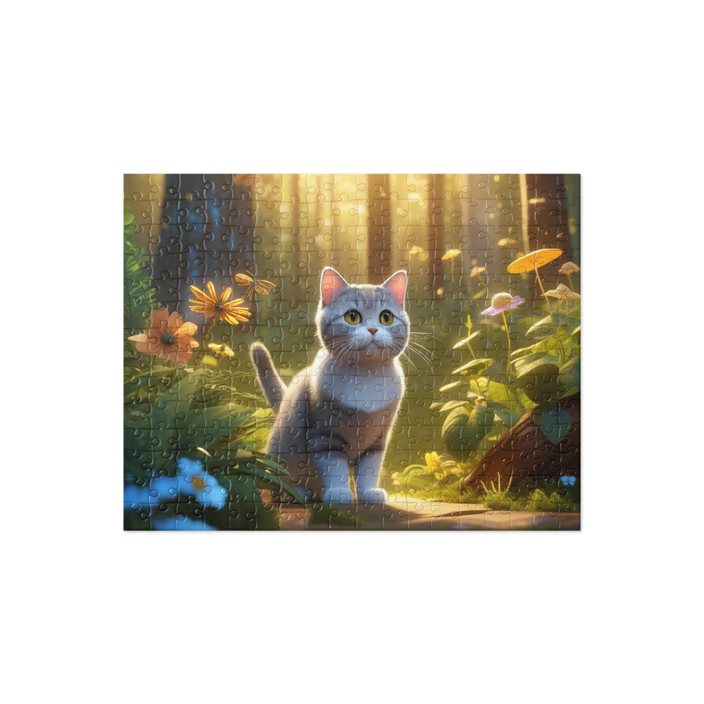 PugMug Custom Tabby British Shorthair Cat Jigsaw Puzzle