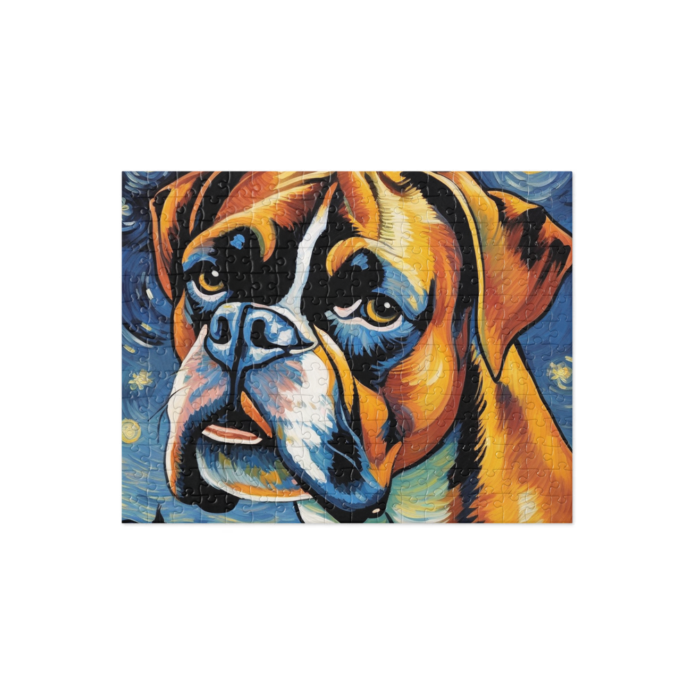 PugMug Custom Boxer Dog Jigsaw Puzzle