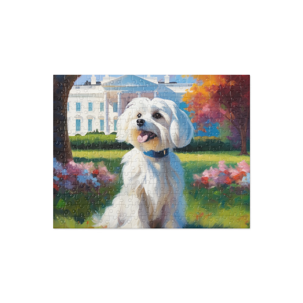 PugMug Custom Maltese Dog Jigsaw Puzzle