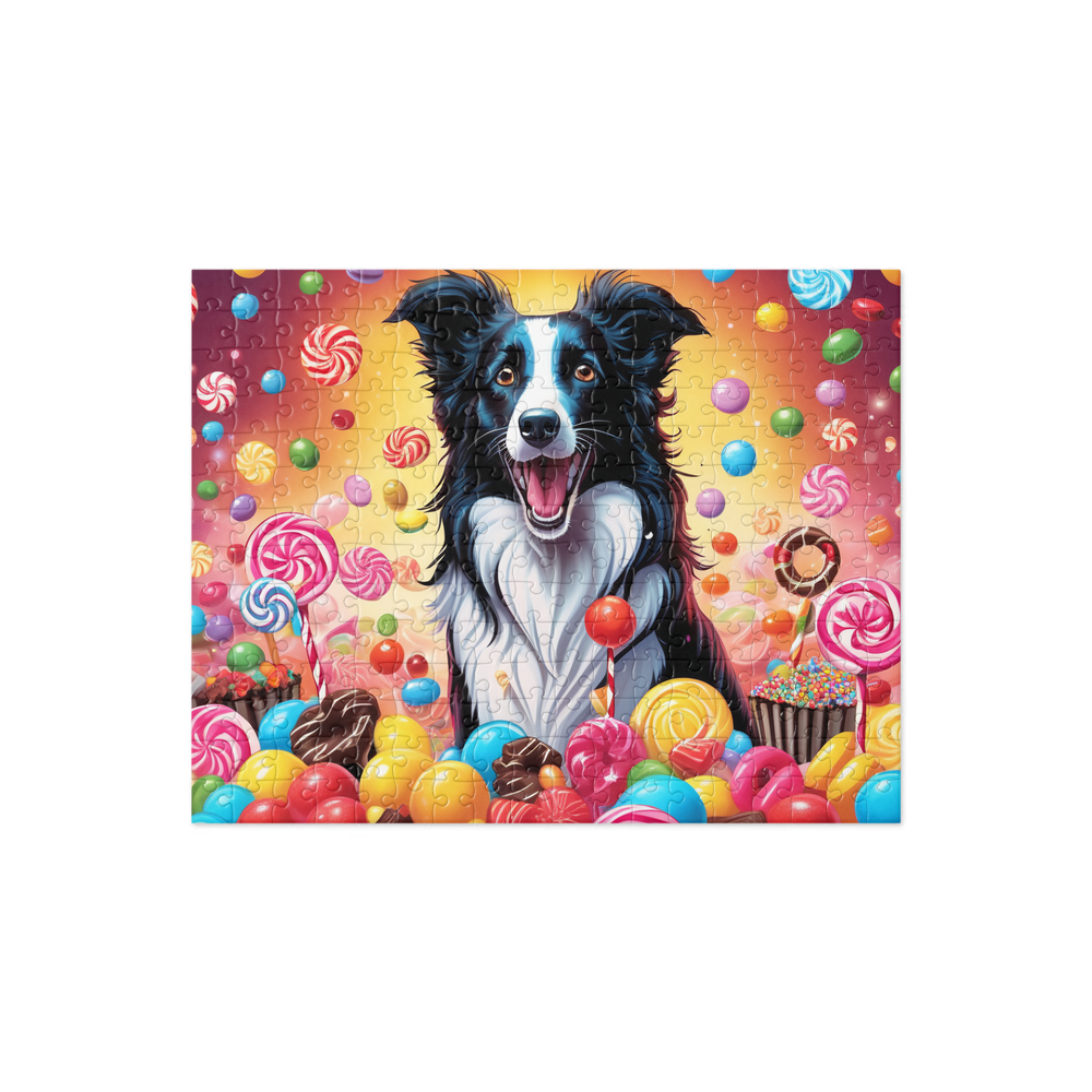 PugMug Custom Border Collie Jigsaw Puzzle