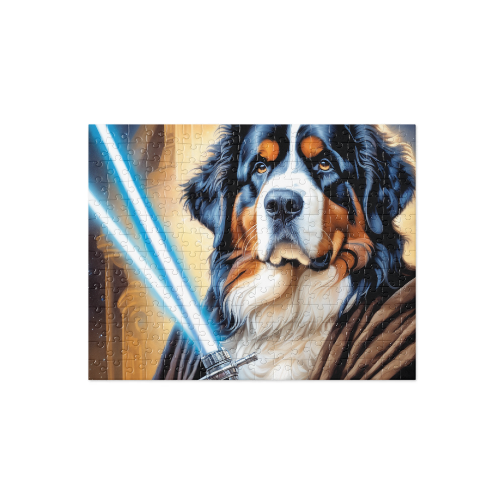 PugMug Custom Bernese Mountain Dog Jigsaw Puzzle