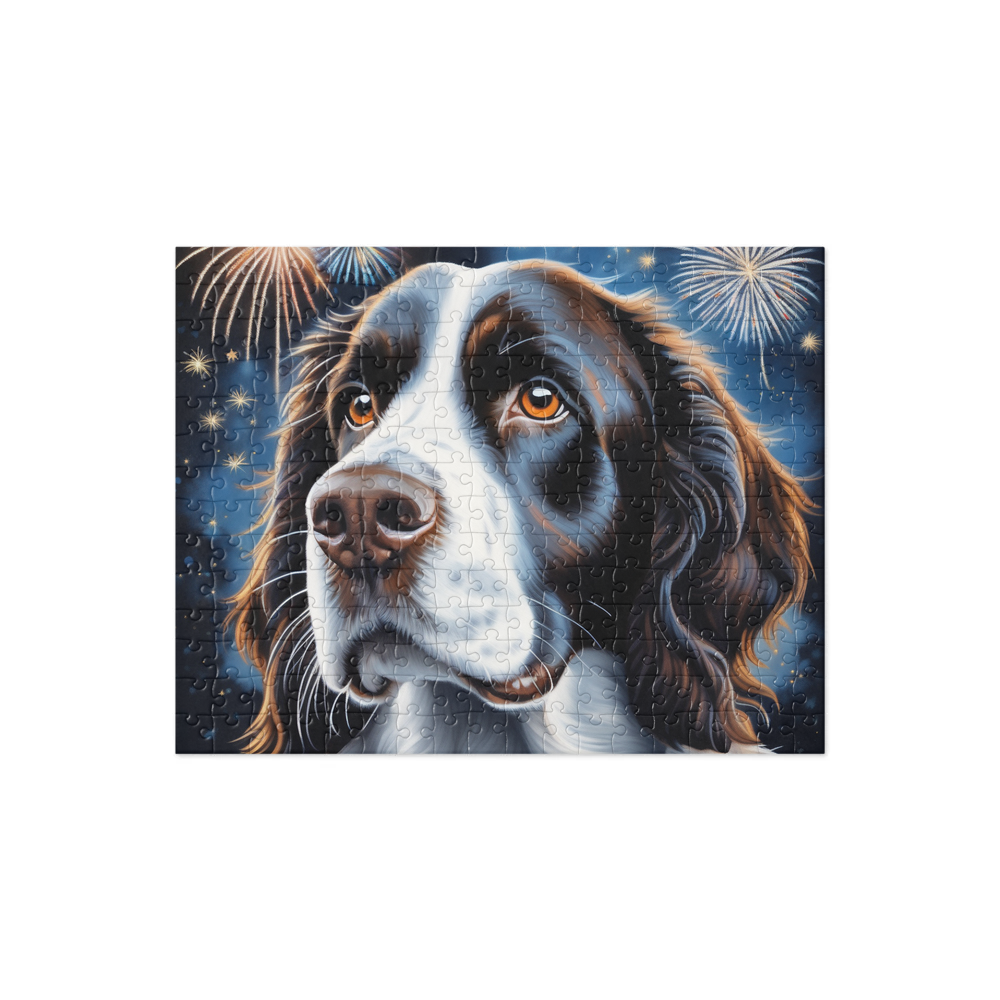 PugMug Custom English Springer Spaniel Jigsaw Puzzle