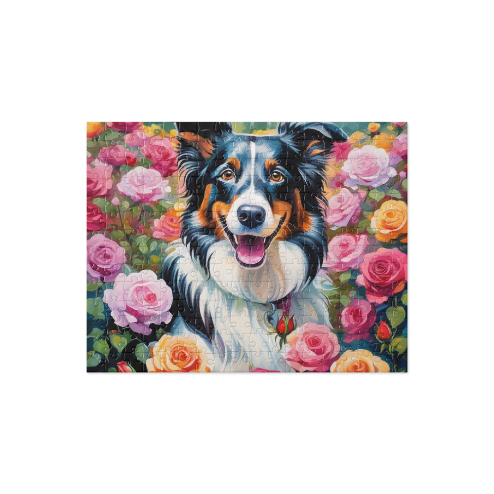 PugMug Custom Border Collie Jigsaw Puzzle