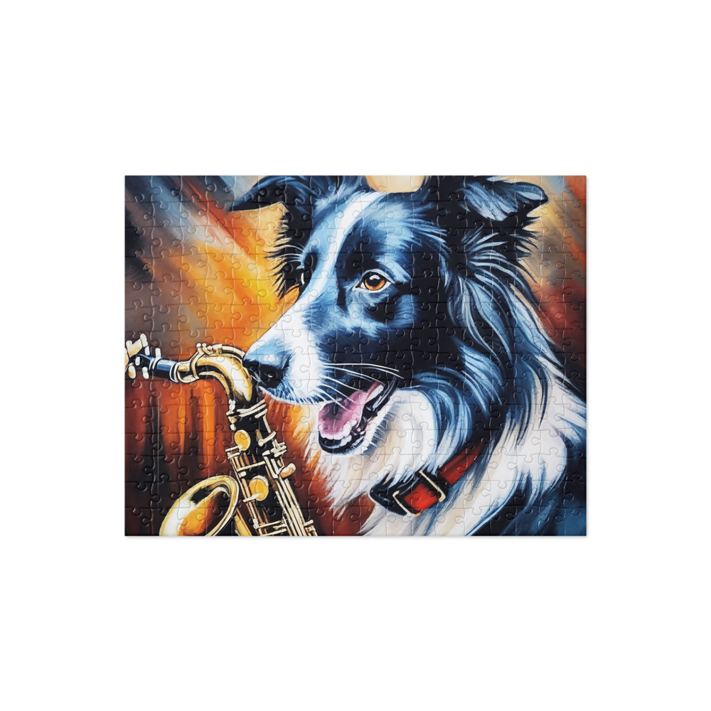PugMug Custom Border Collie Jigsaw Puzzle