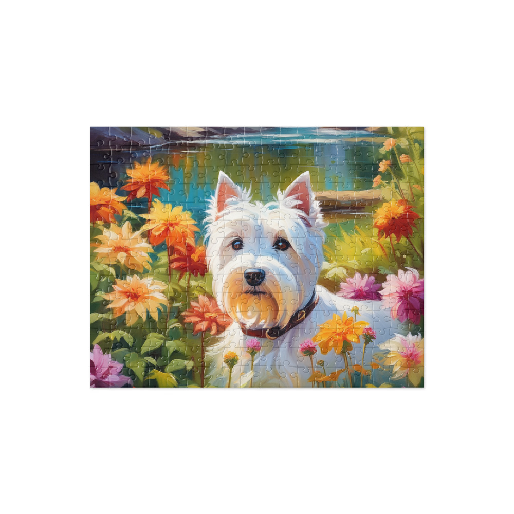 PugMug Custom West Highland White Terrier Jigsaw Puzzle