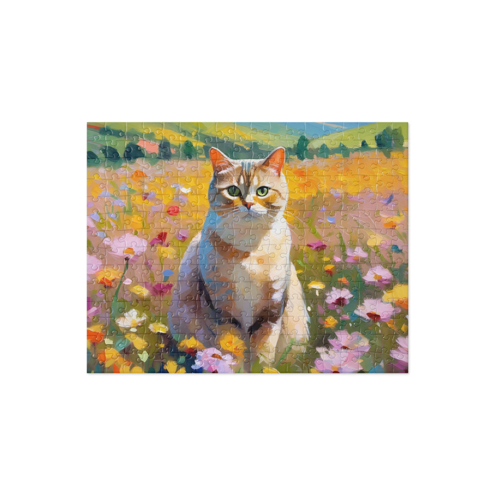 PugMug Custom Tabby British Shorthair Cat Jigsaw Puzzle