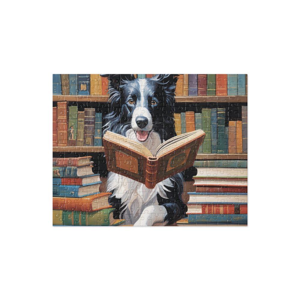 PugMug Custom Border Collie Jigsaw Puzzle