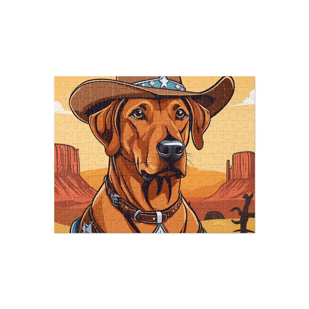 PugMug Custom Rhodesian Ridgeback Jigsaw Puzzle