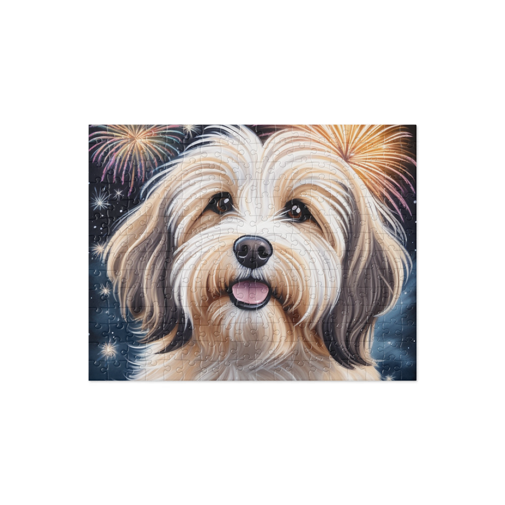 PugMug Custom Tan Havanese Dog Jigsaw Puzzle