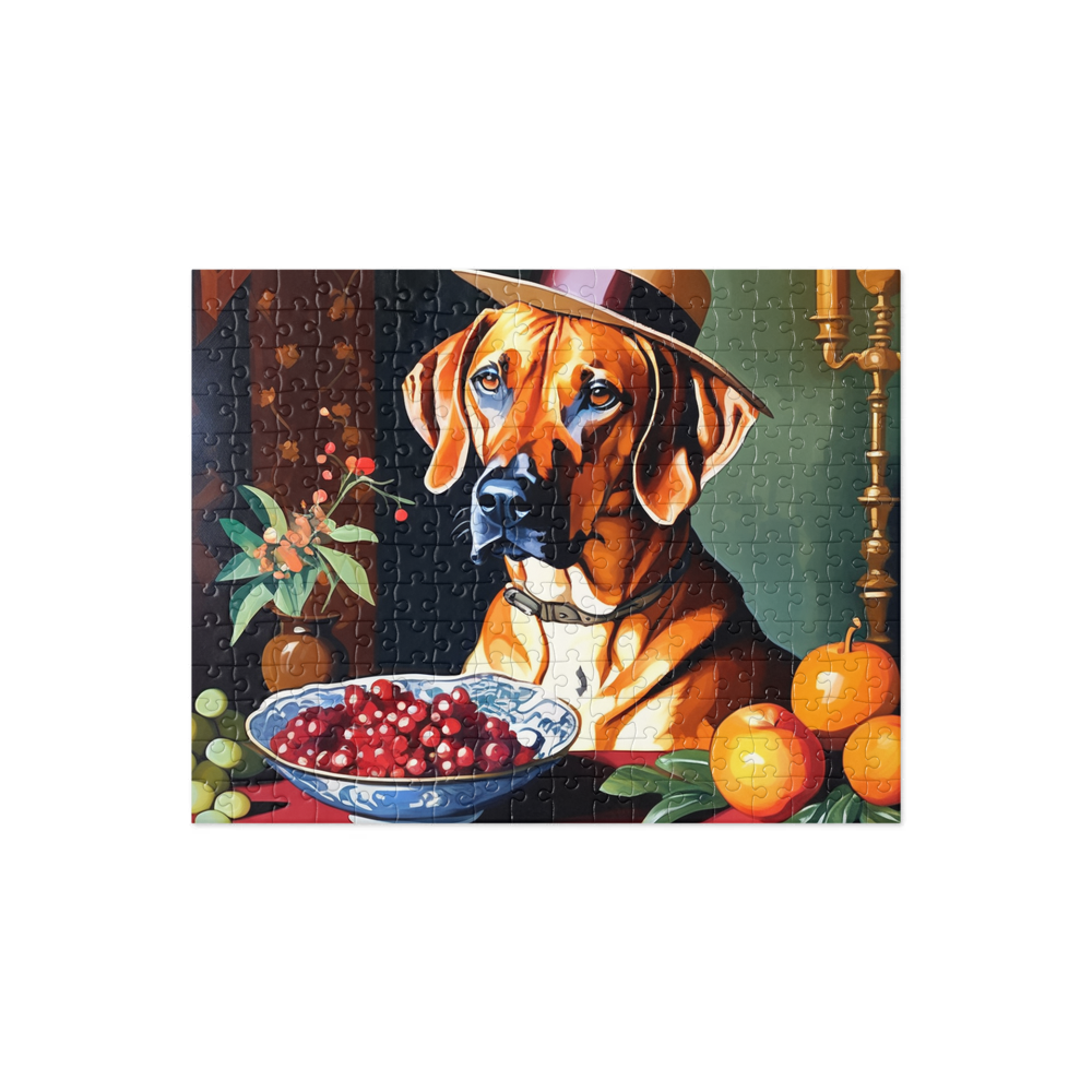 PugMug Custom Rhodesian Ridgeback Jigsaw Puzzle